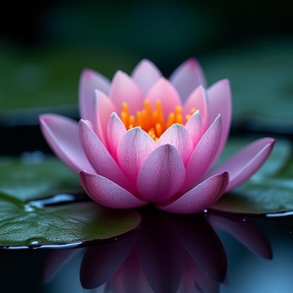 Rare ornamental water lily